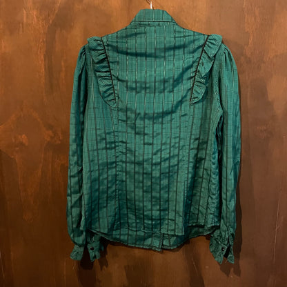 Vintage Circle T ruffle button down