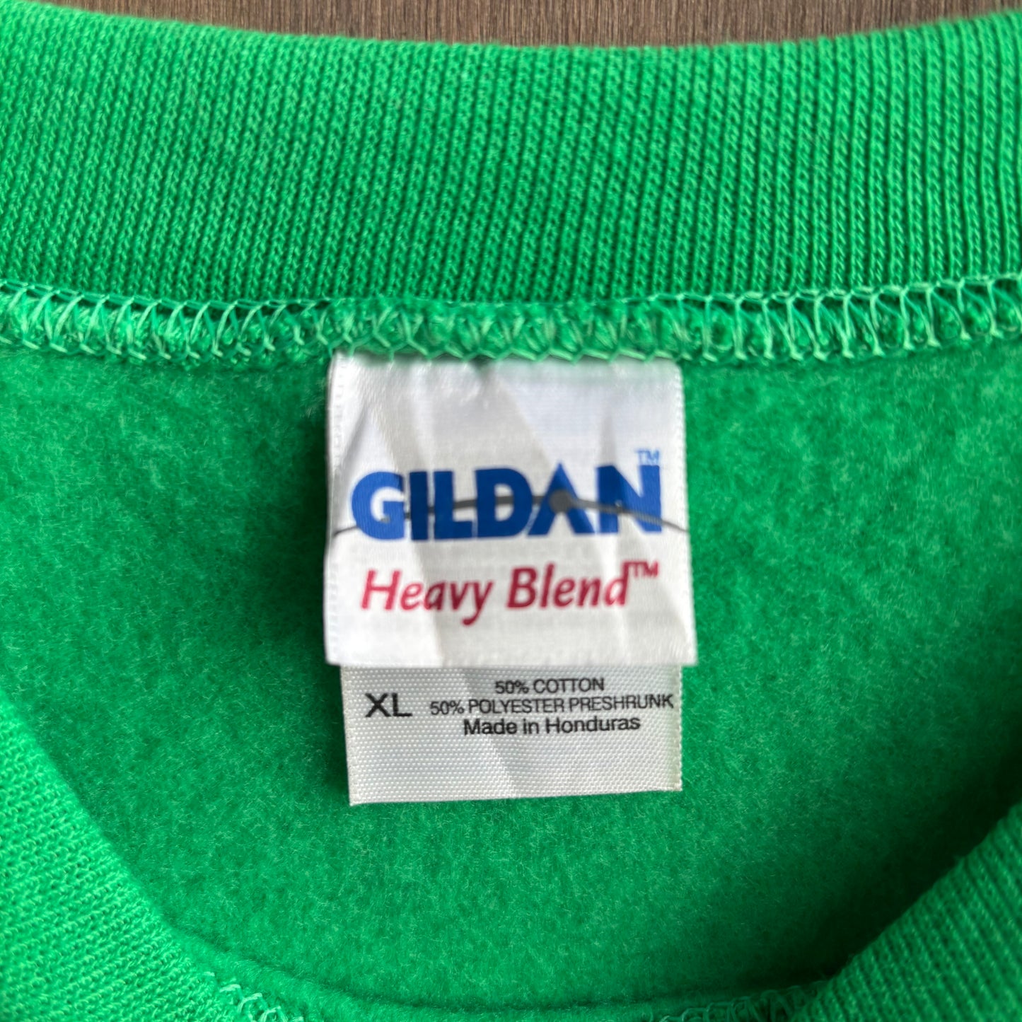 Custom Green "Not Yes, Hell Yes" Sweatshirt