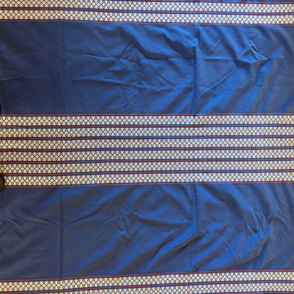 Blue Woven Table Cloth