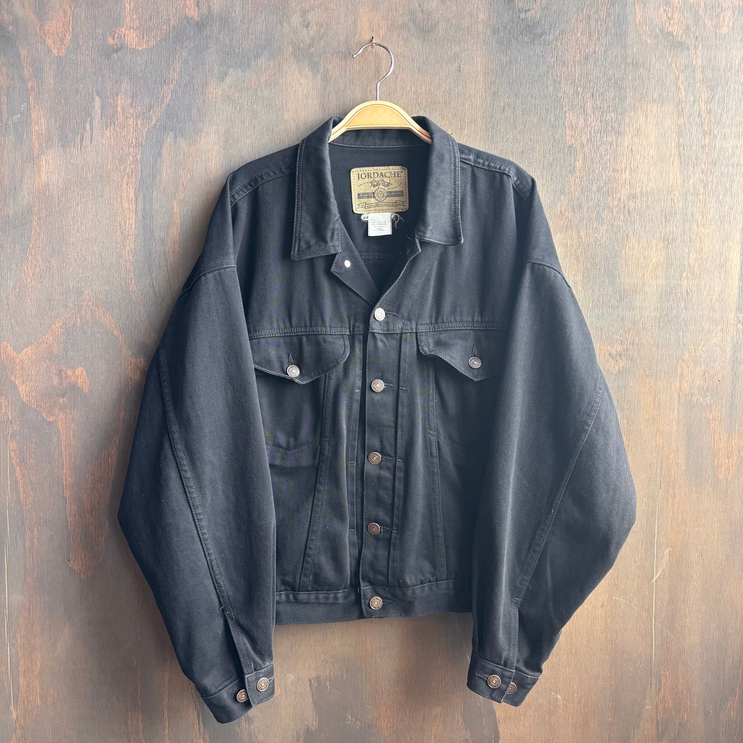 Vintage Jordache Black Denim Jacket