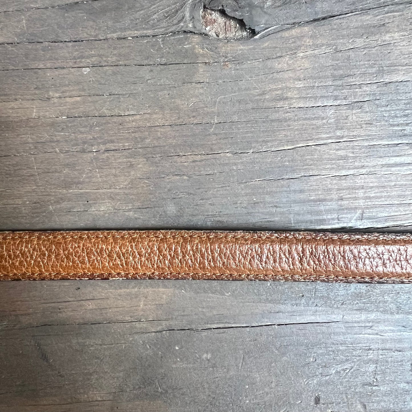 Vintage Coach Brown Leather Belt