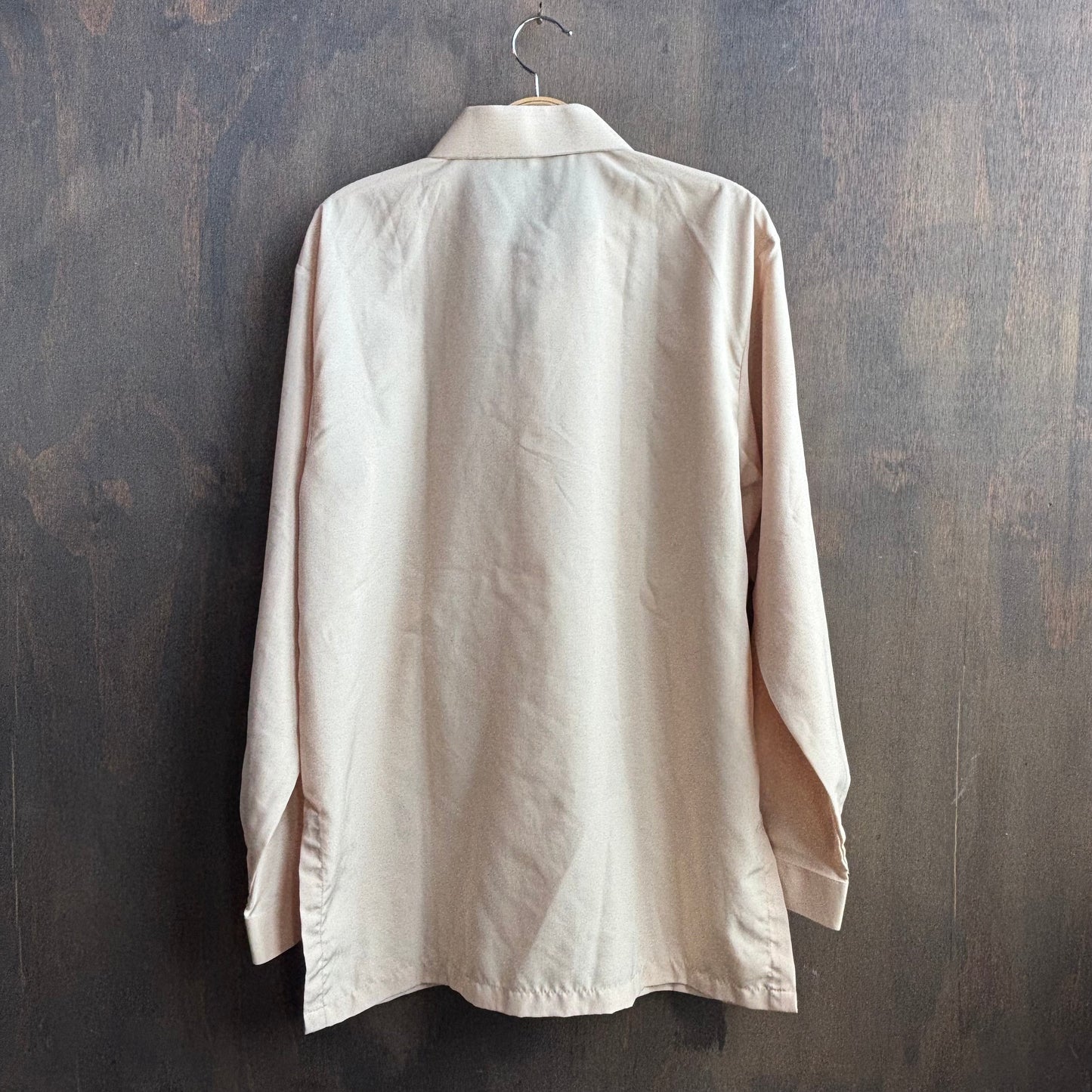 Vintage Cream Pullover Dress Shirt