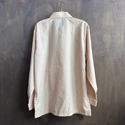 Vintage Cream Pullover Dress Shirt