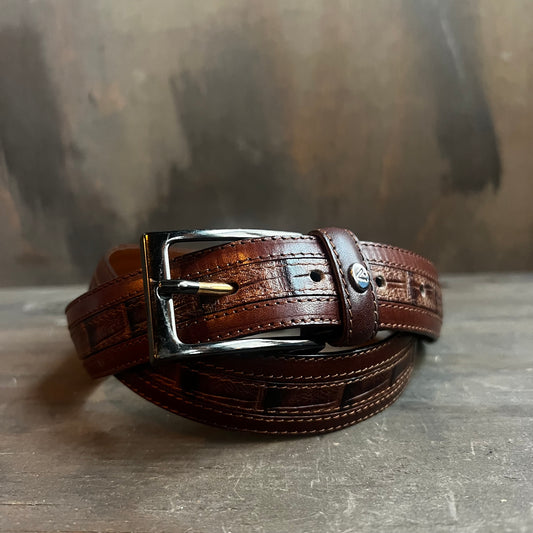 Valentino Club Dark Leather Belt