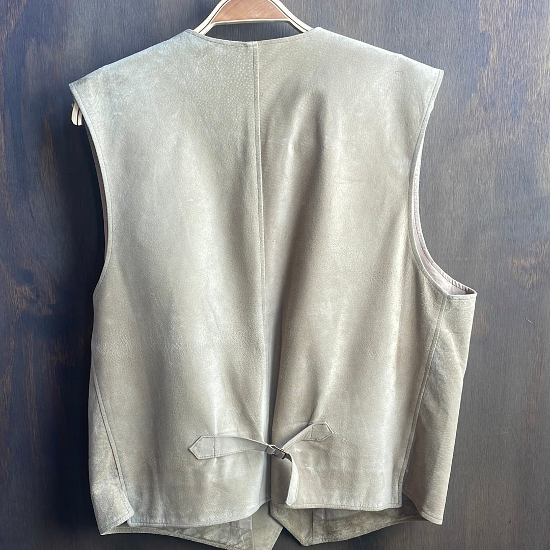 The J Peterman Company Leather Vest