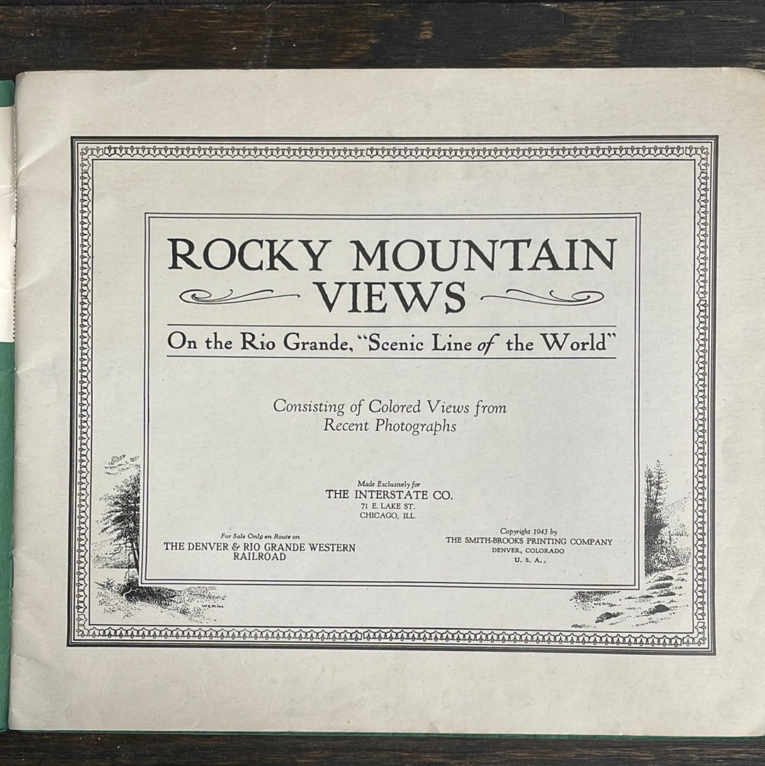 Rocky Mountain Views Booklet – The Shop Outpost