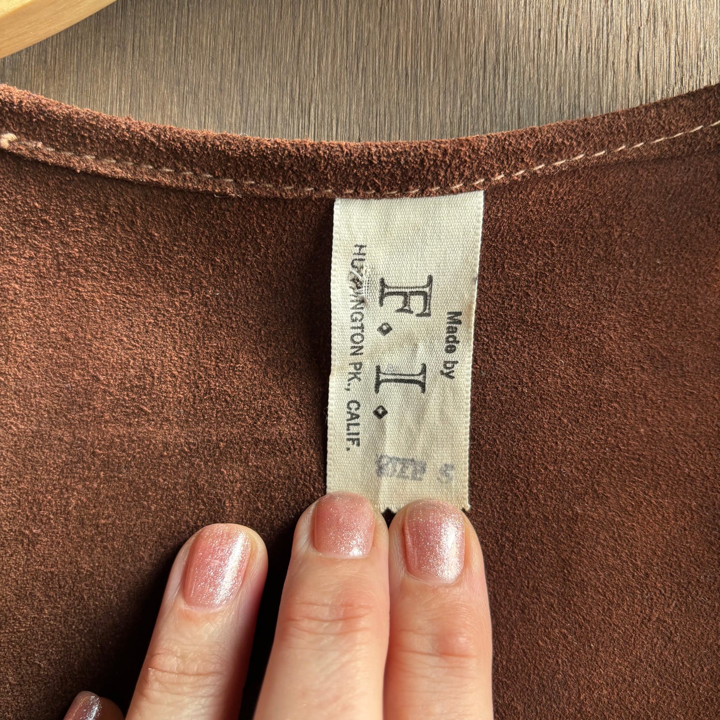 Custom Paneled Leather Vest