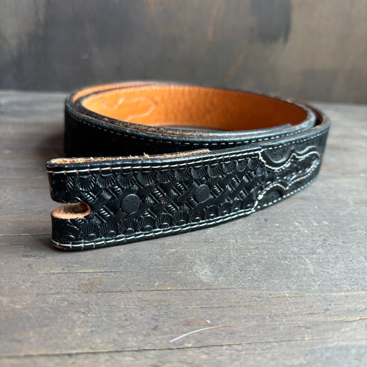 Nocona Black Leather Belt