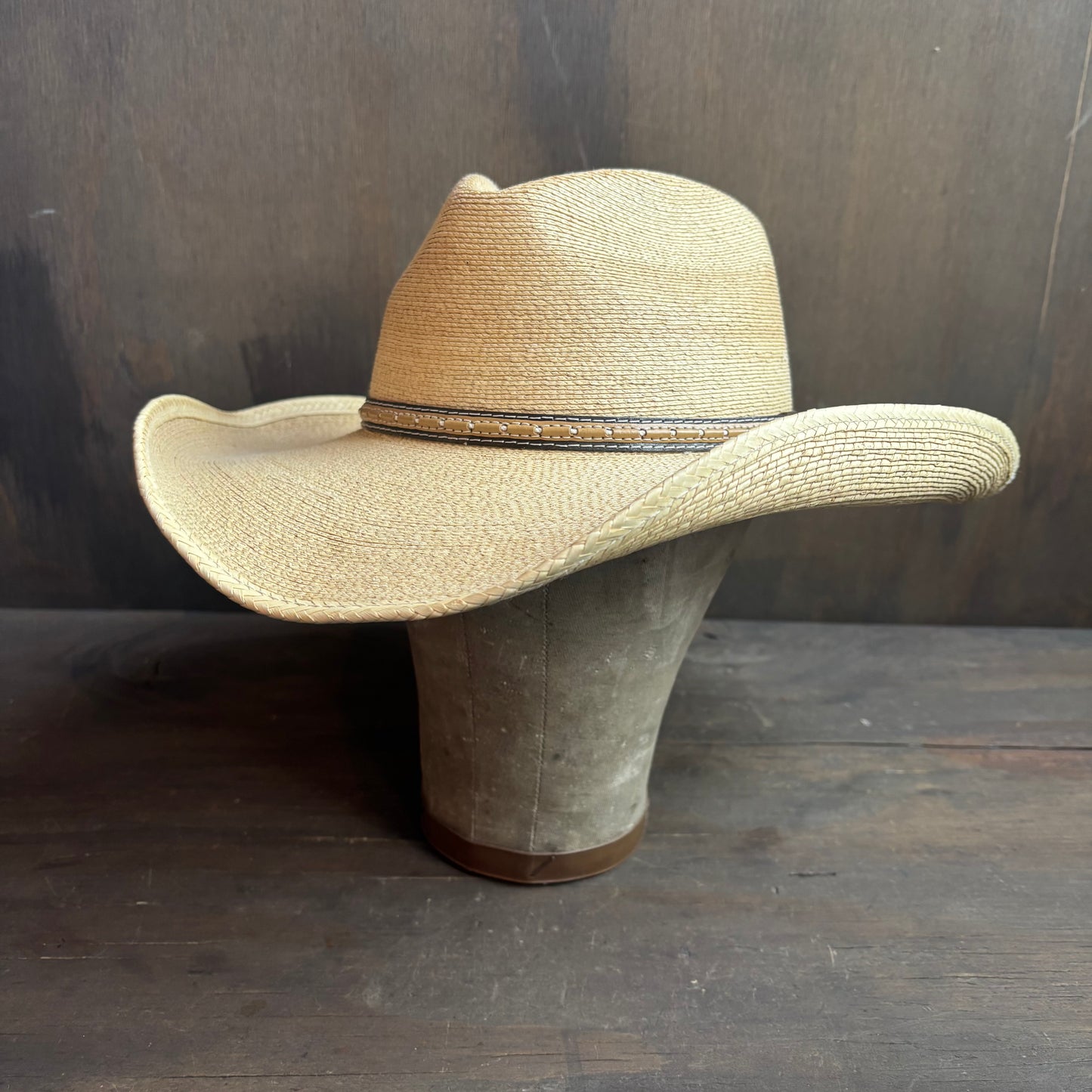 Stetson Tan Straw Golf Hat