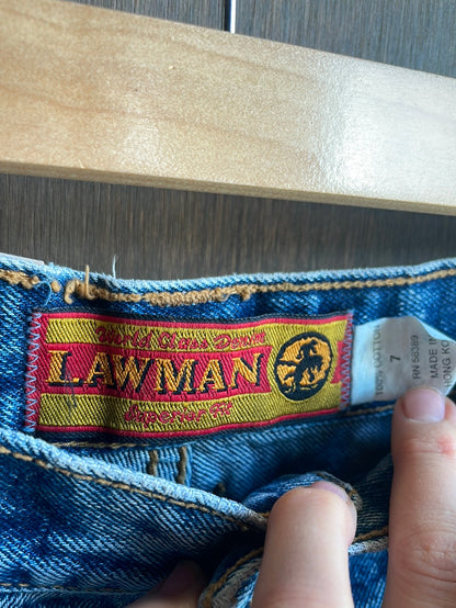 Vintage Lawman High Waisted Jeans - 7