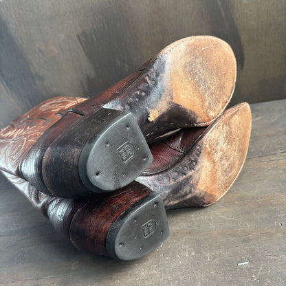 Dan Post Brown Reptile Boot