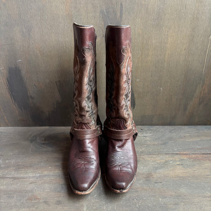 Frye Brown Motorcycle Boots