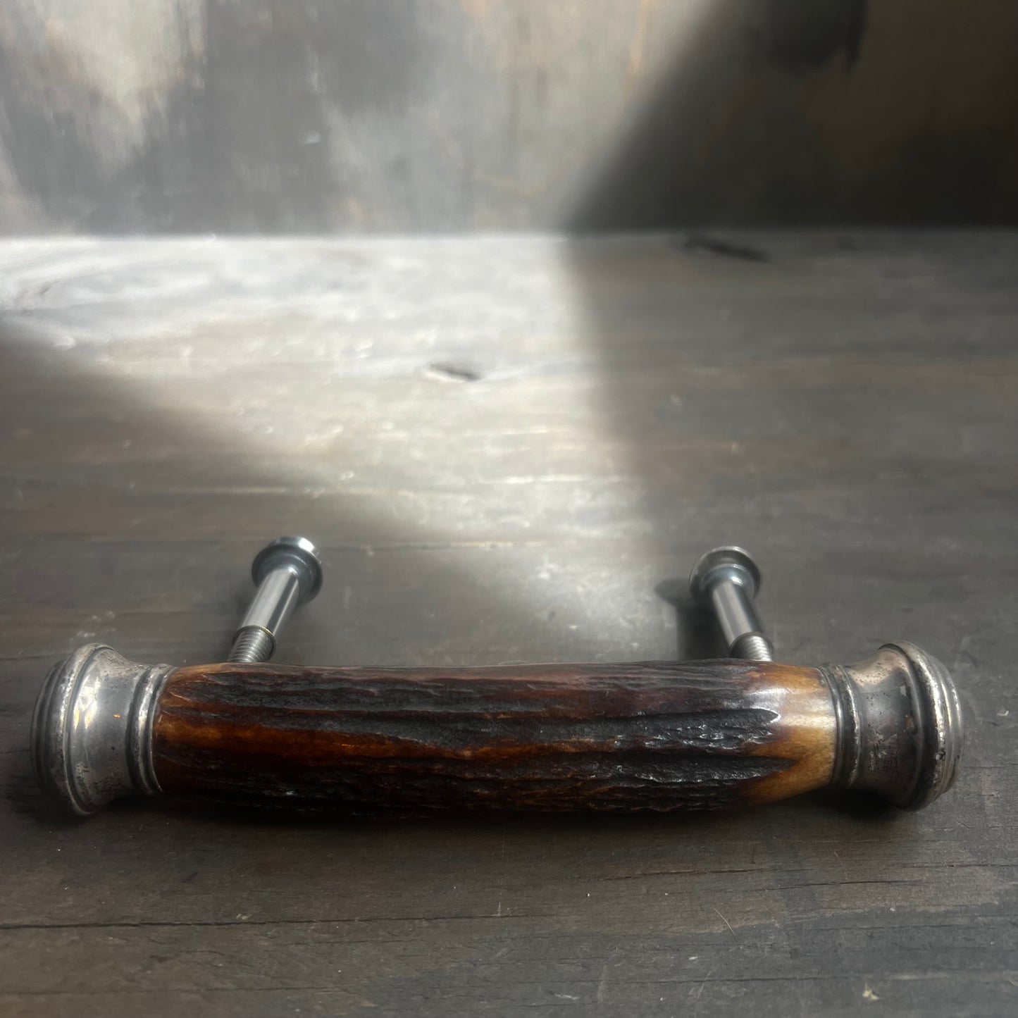 Antique Silver Horn Handle