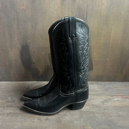 Dan Post Black Leather Boots