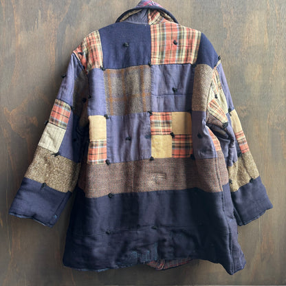 Vintage Blue Quilt Jacket