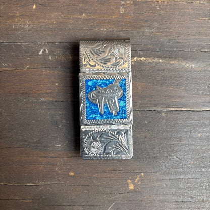 Silver Money Clip with Saddle