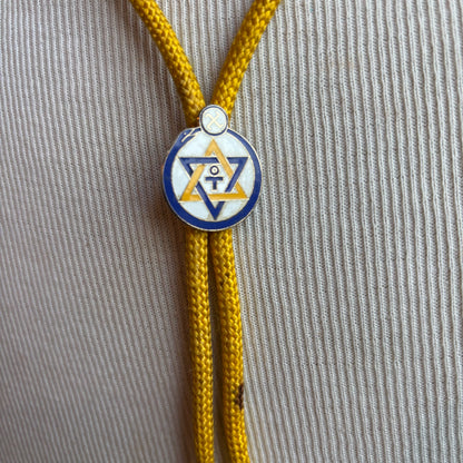 Theosophy Bolo on Yellow Tie