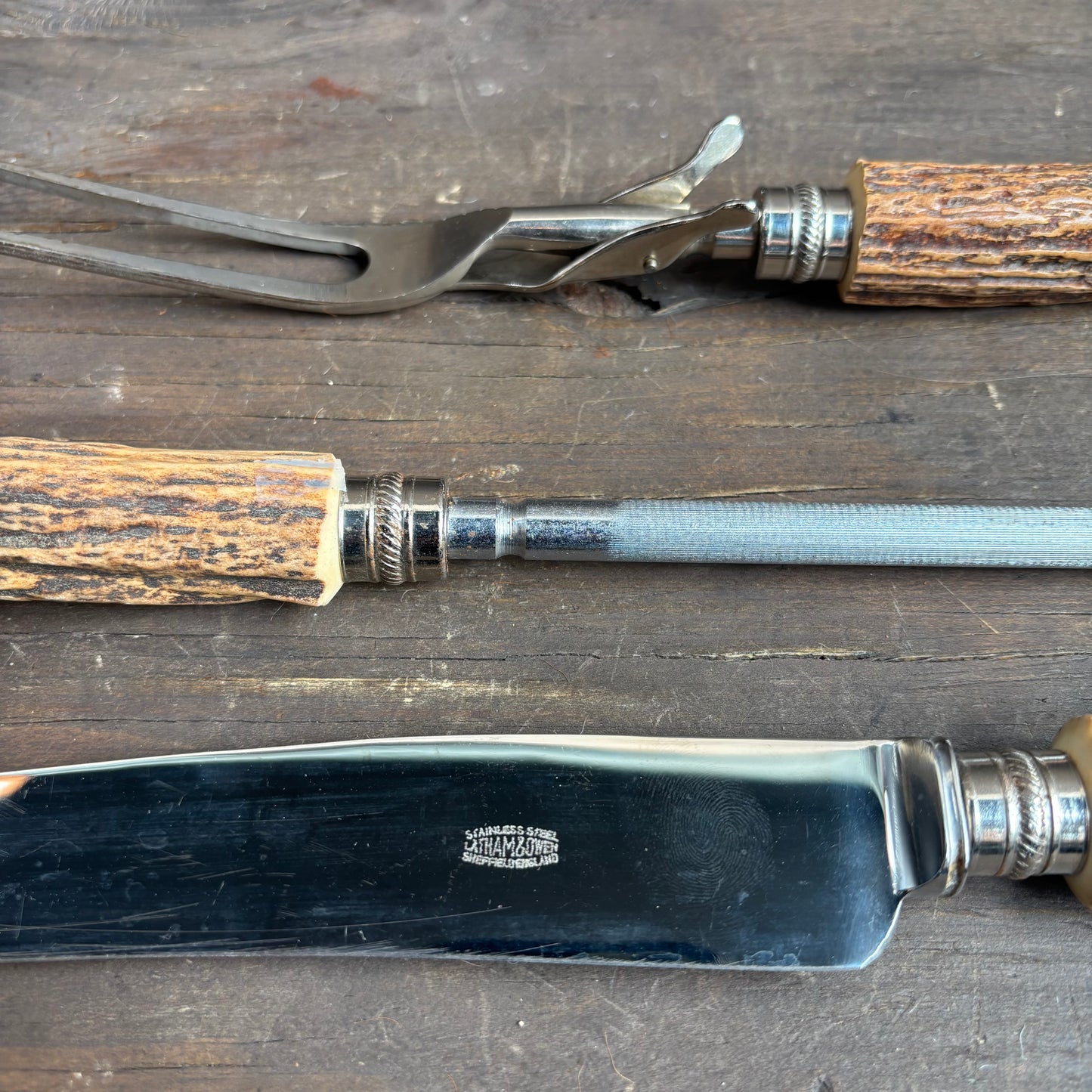 Rustic Carving Set