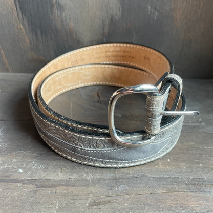 Torel gray suede belt
