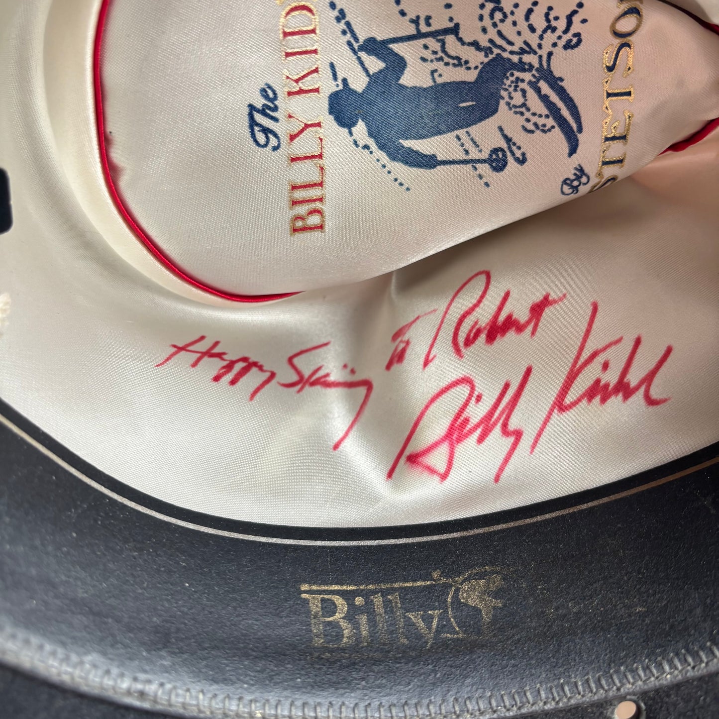 Stetson The Billy Kidd Signed Black Hat