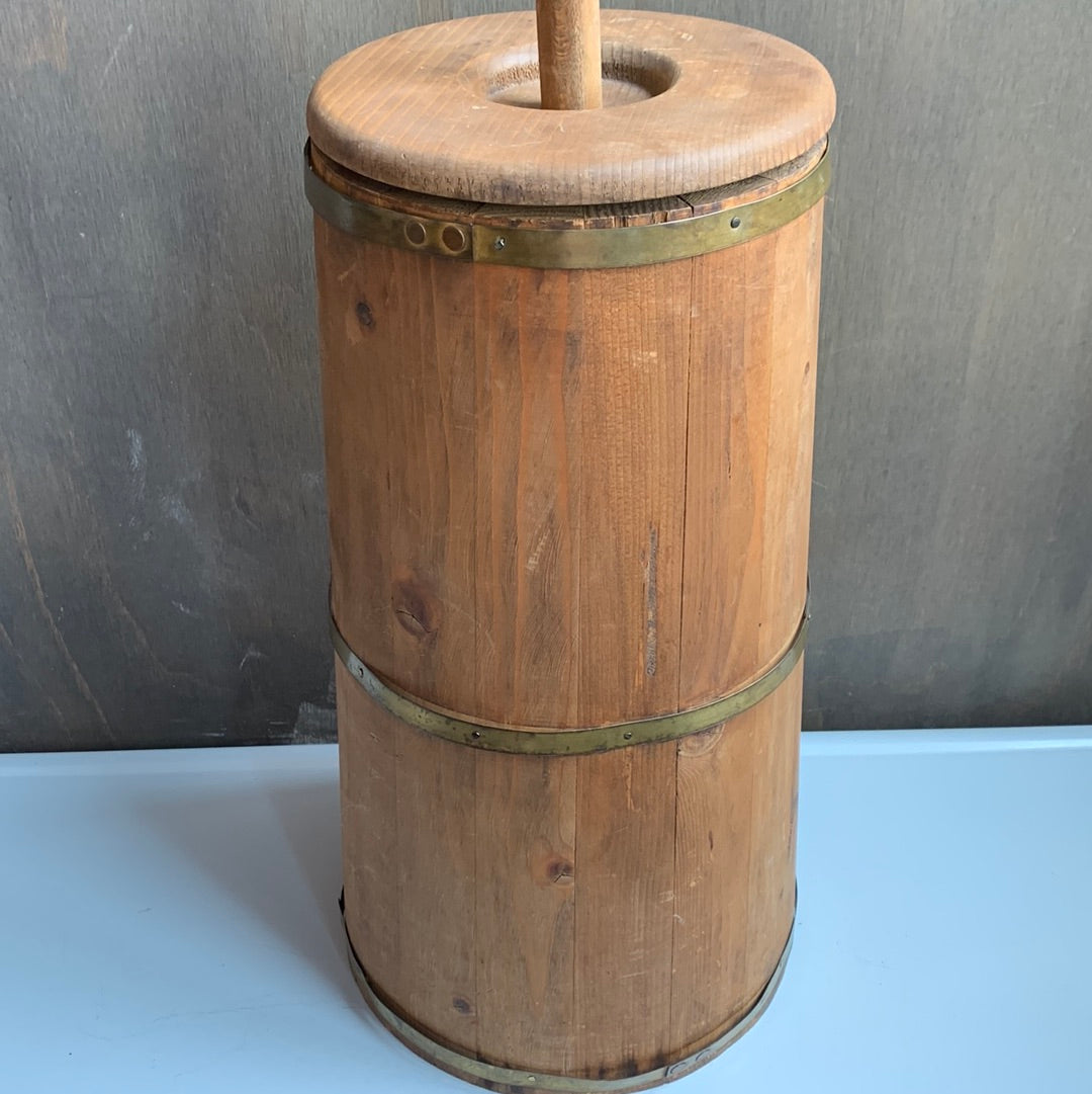 Antique Wooden Butter Churner