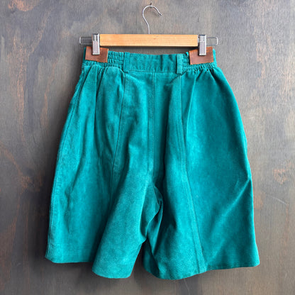 Vintage Teal Leather Set