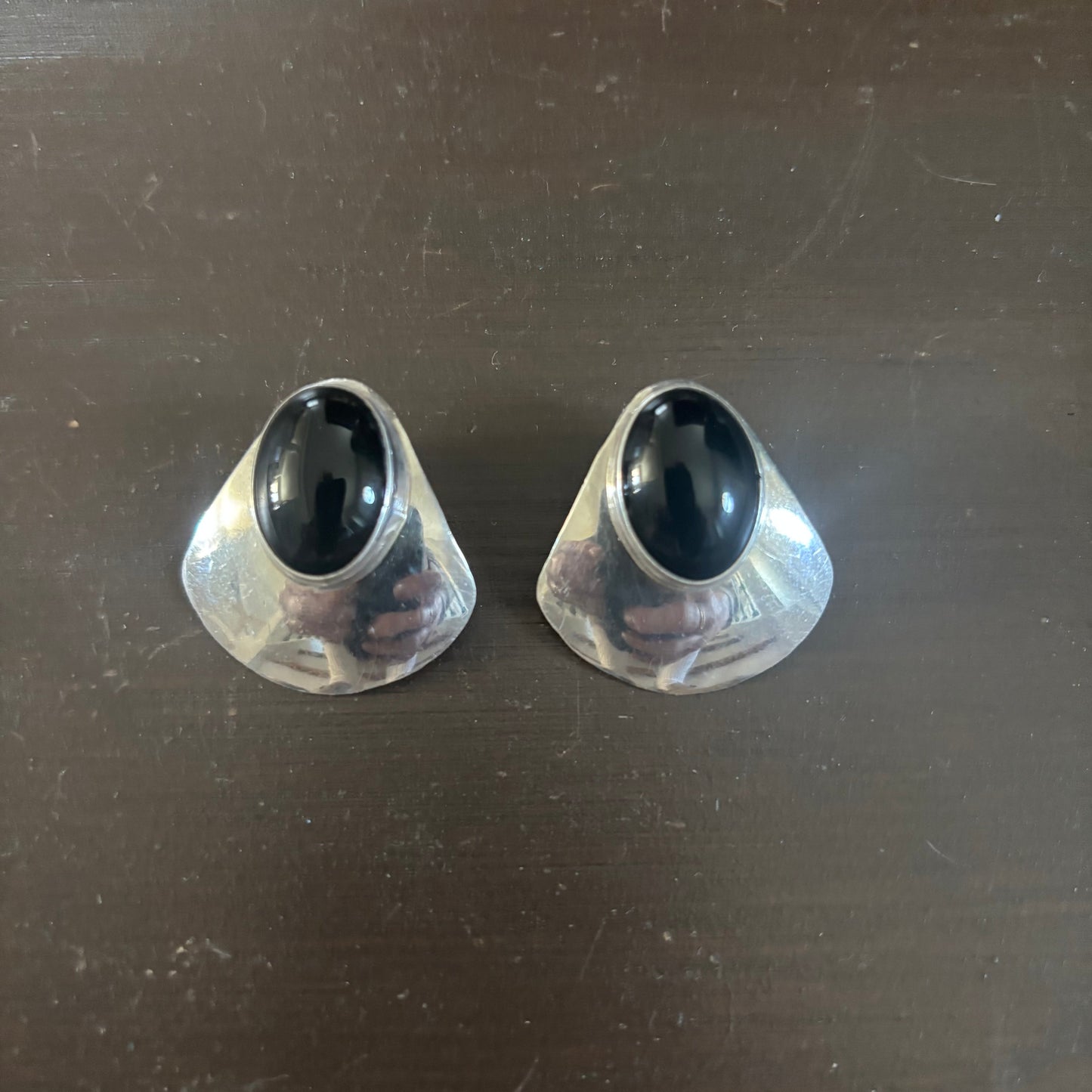 Sterling Silver Opal Earrings