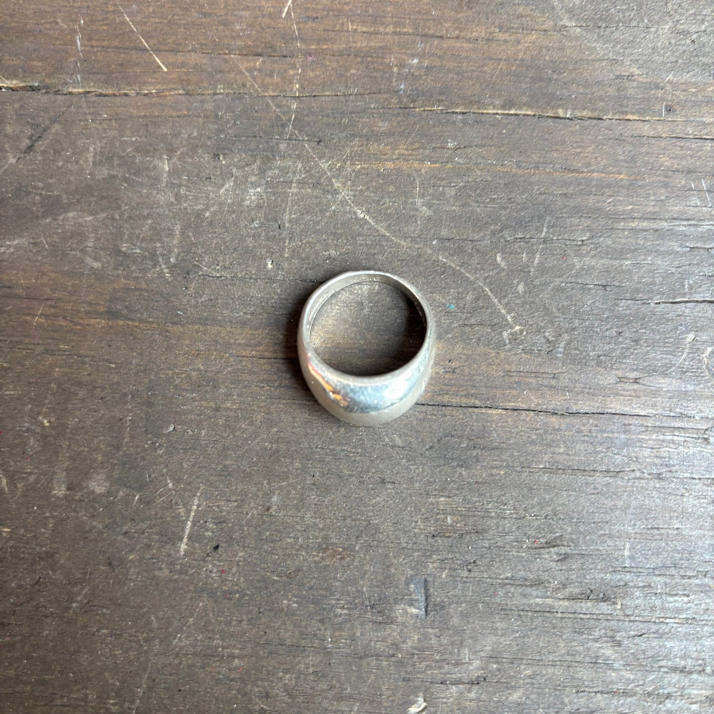 Rounded Silver Ring