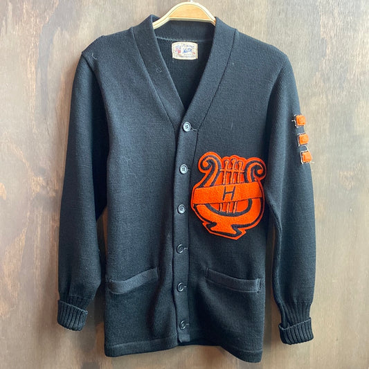 Vintage wool letterman sweater by Puritan Natch