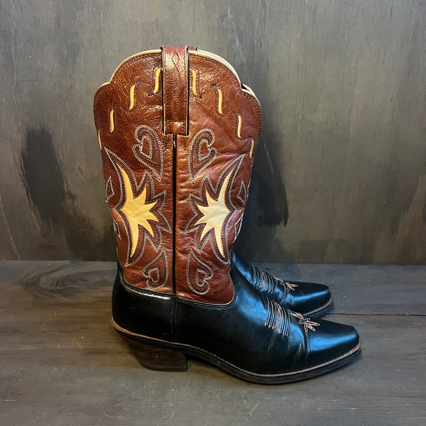 Ariat Multicolored Leather Cowboy Boots