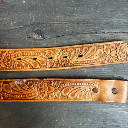 Penney’s Ranchcraft Tooled Leather Kids Belt