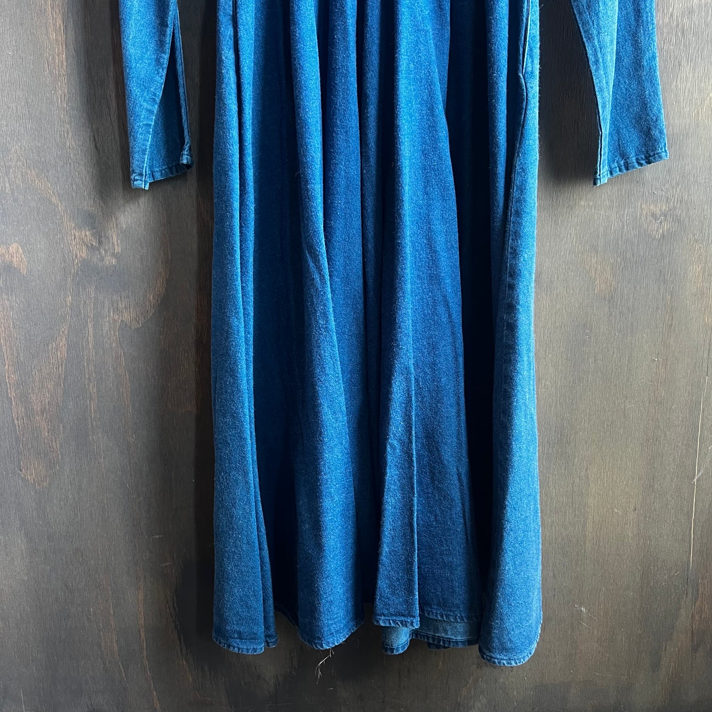 Circle T Long Sleeve Denim Dress