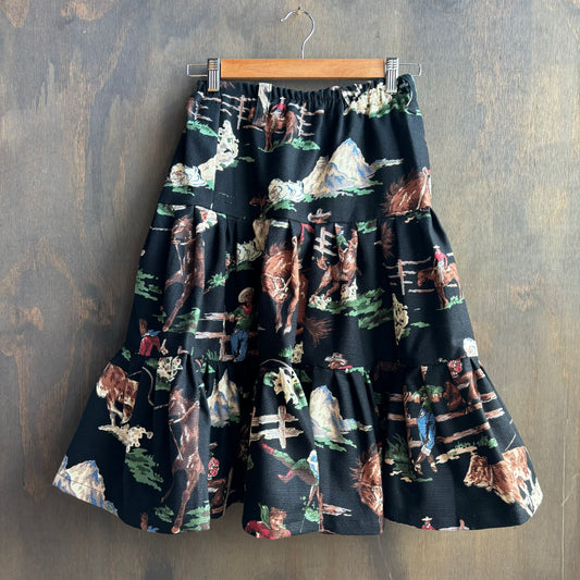 Custom Made Western Midi Skirt