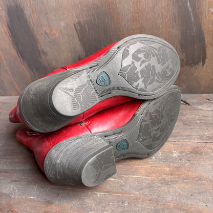 Ariat Red Ankle Boots