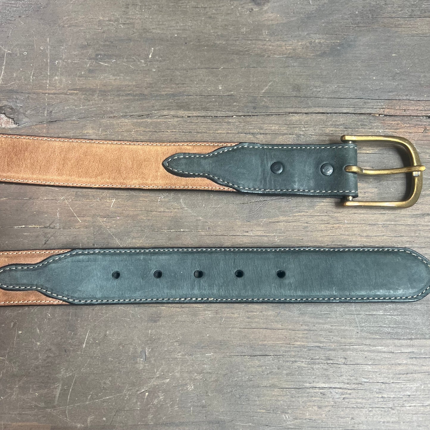 Nocona Two Toned Leather Belt