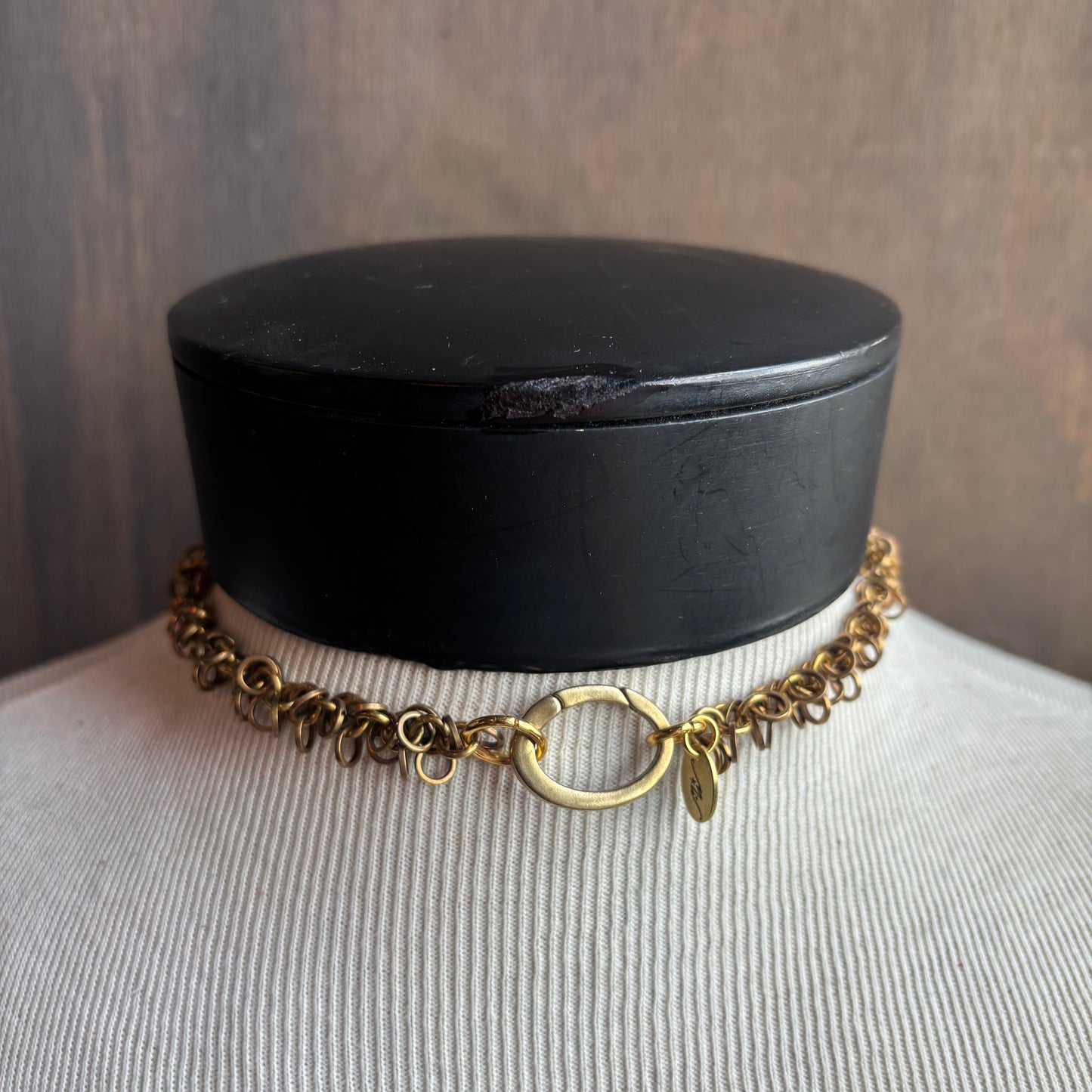 Mac Warman 1963 Farthing Medallion Necklace