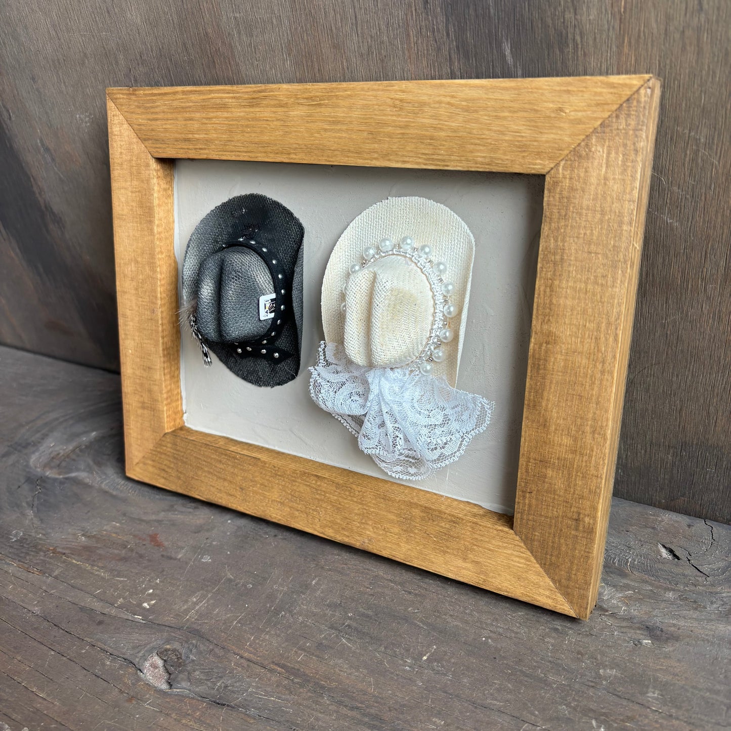 Karen "K" Abate Bride and Groom Hat Artwork