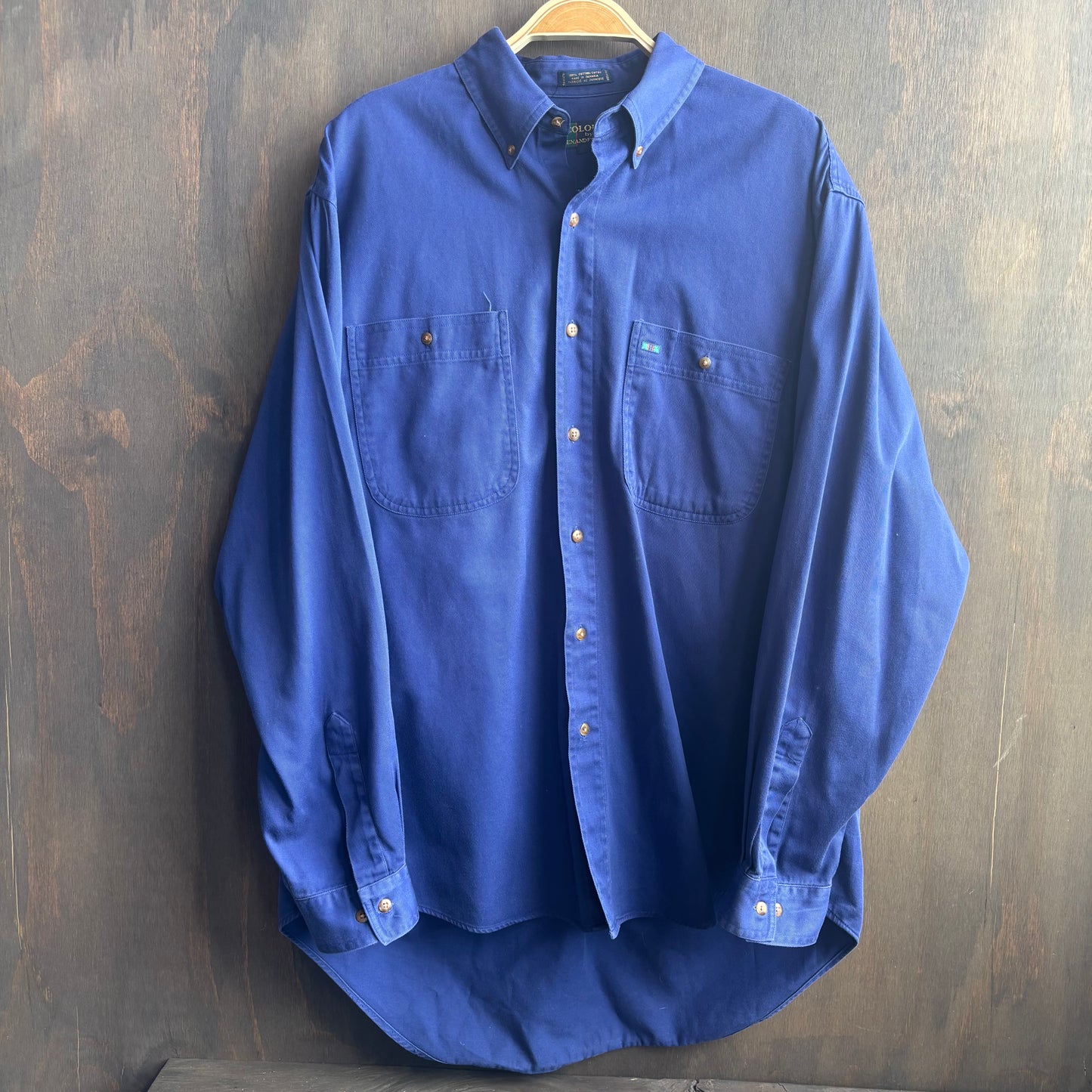 Purple Cotton Button Up