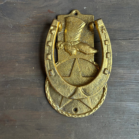 Cast Iron Horseshoe Door Knocker