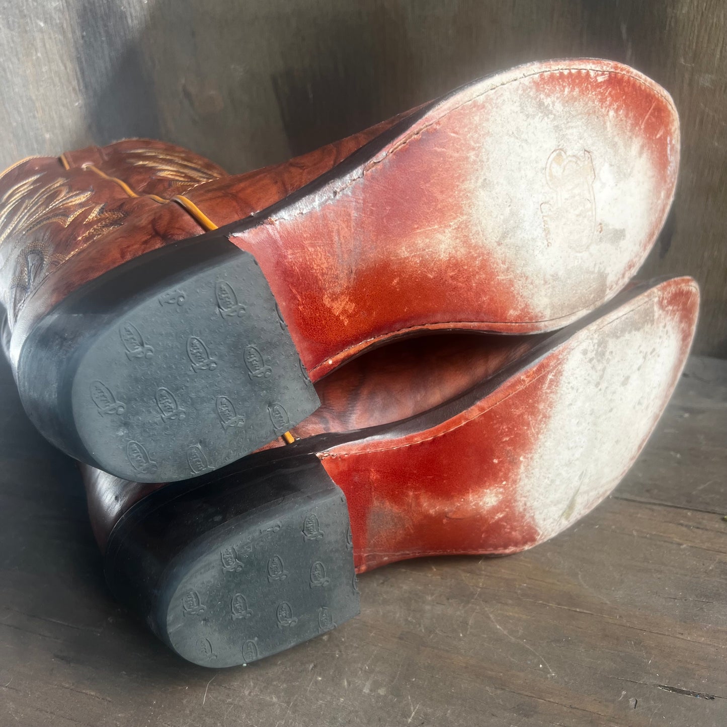Justin Brown Cowboy Boots