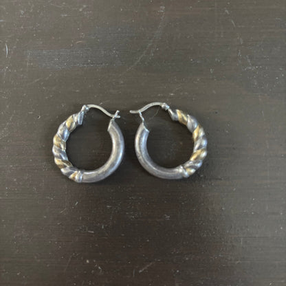 Twist Hoop Earrings