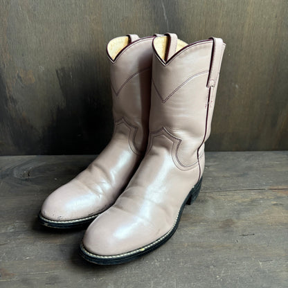 Justin Light Pink Roper Boot