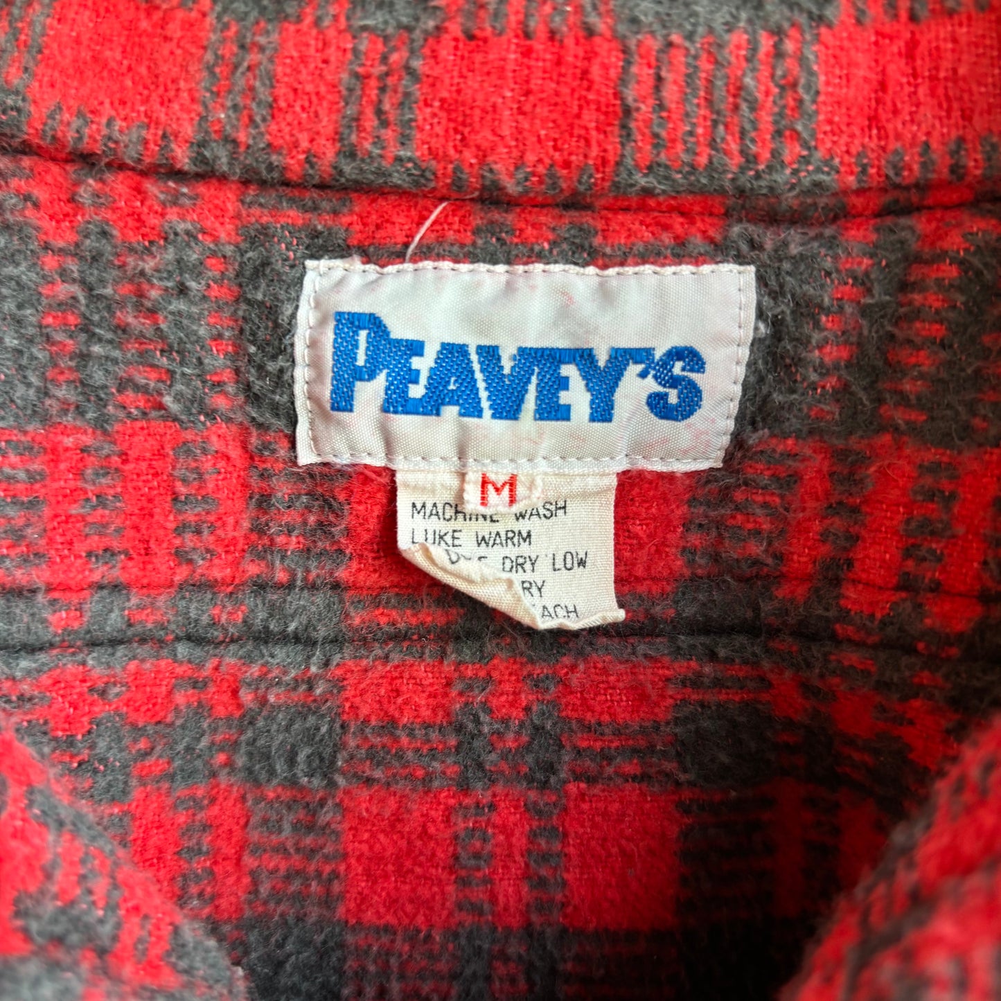 Vintage Peavy Red Plaid Shacket