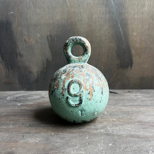 Vintage “9” Paperweight