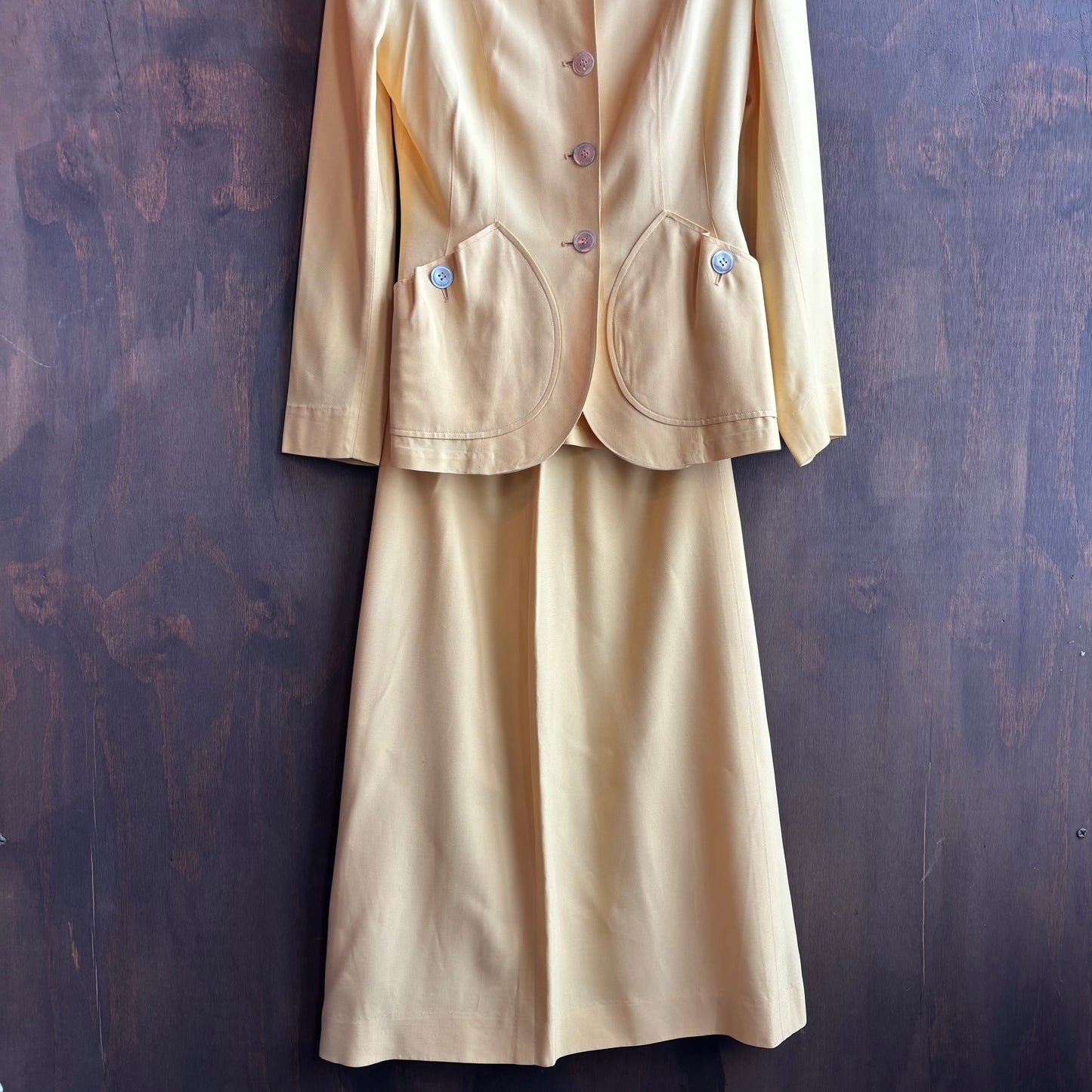 Vintage Yellow Suit Set