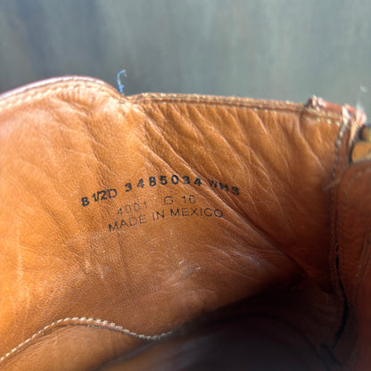 Frye Tan Leather Harness Ankle Boot