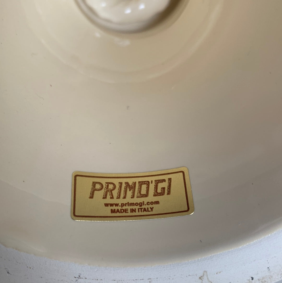 Primo'GI Ceramic Cake Plate With Woven Edge