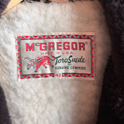 Vintage McGregor Brown Shearling Lined Jacket