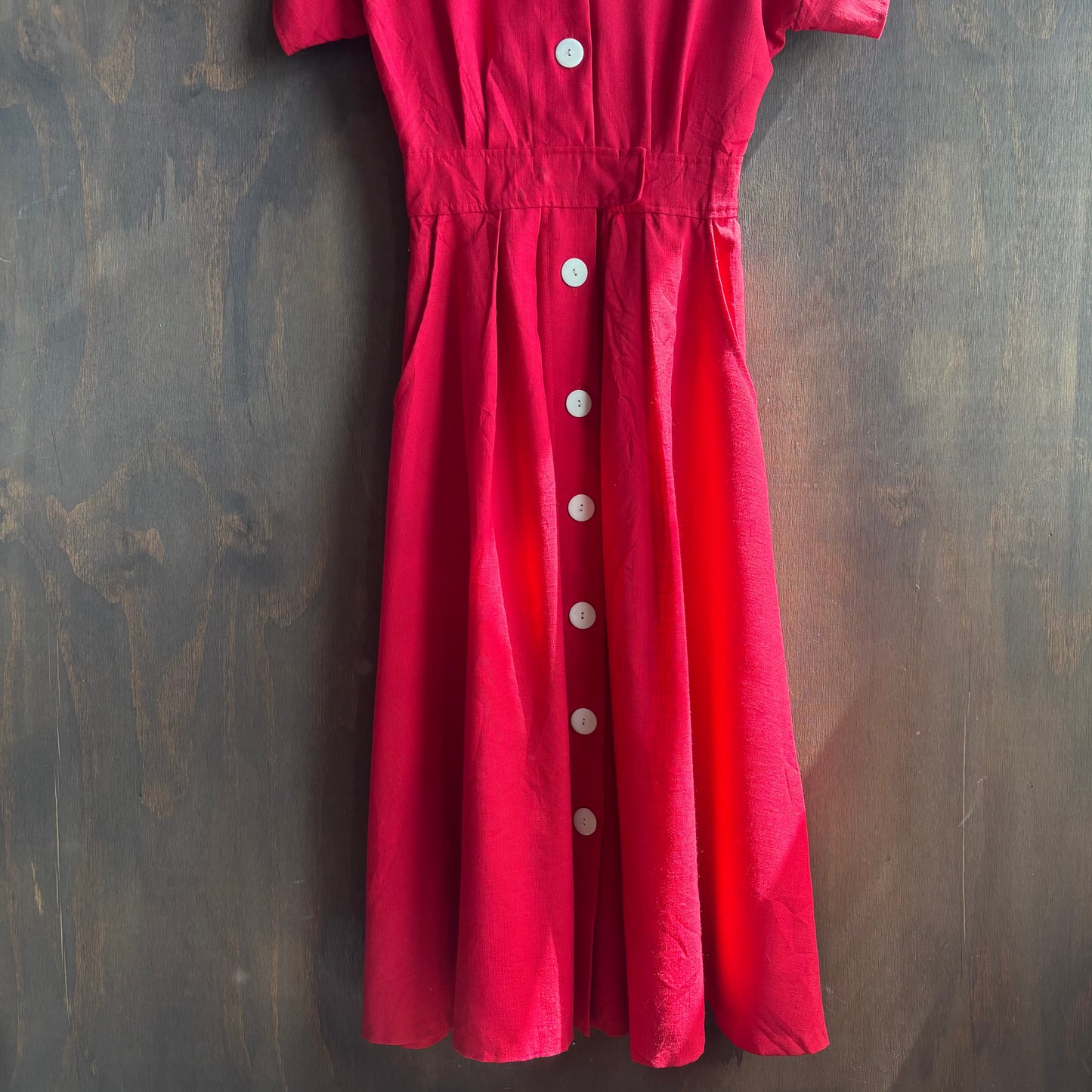 Vintage Worthington Red Maxi Dress