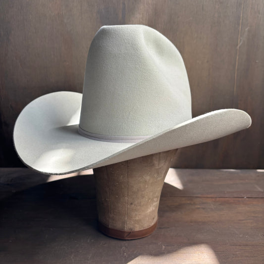 Stetson Light Grey Hat with Ribbon Band